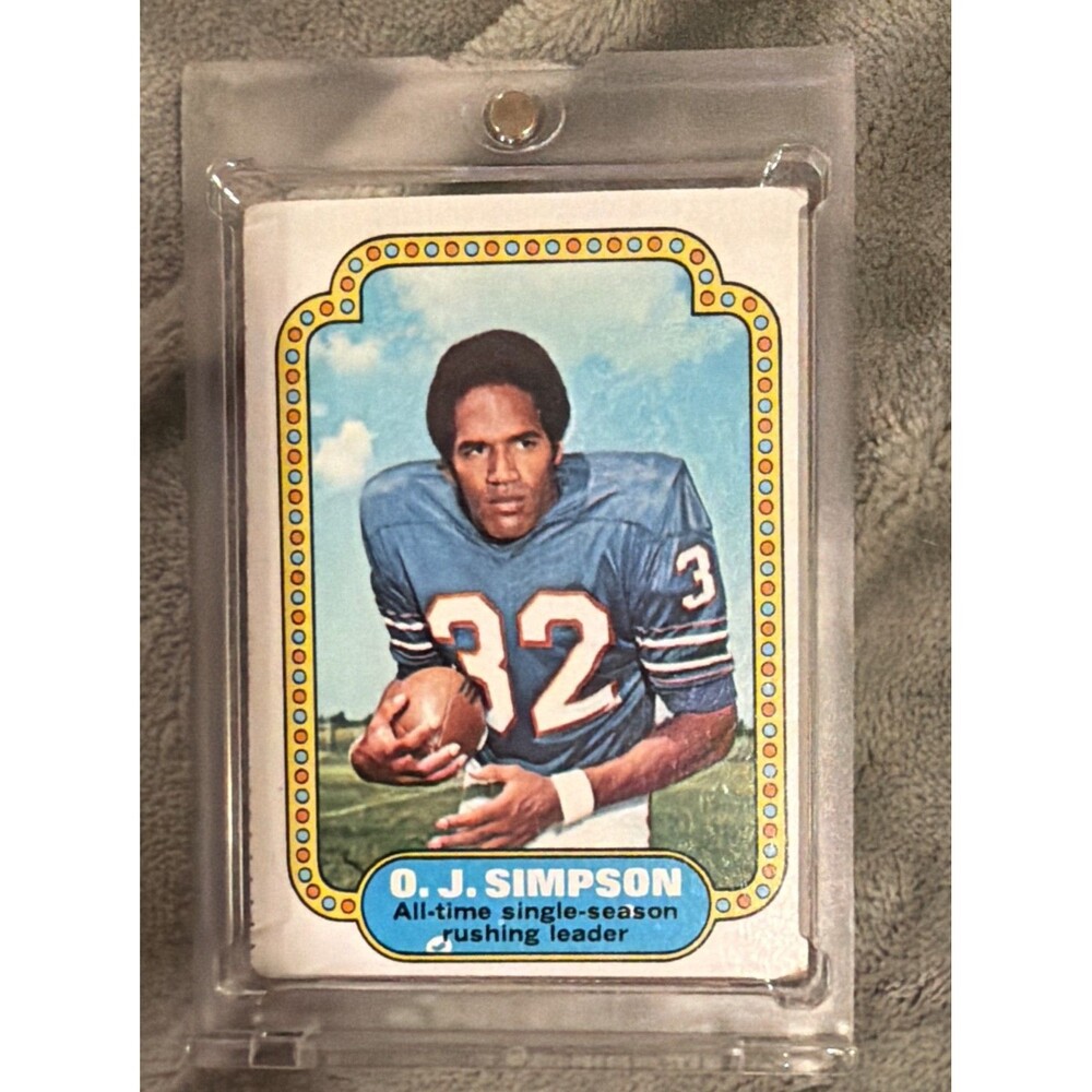 1974 Topps - Record Breaker O.J. Simpson #1